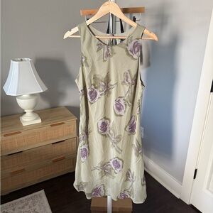 NEW Wild‎ Fable Floral Olive and Purple Mini Dress